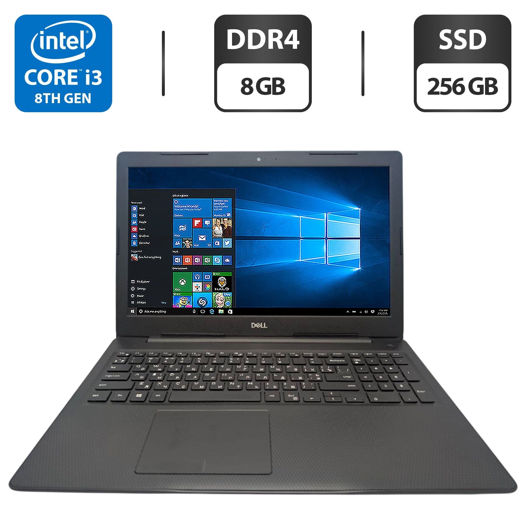 大容量✨Dell Inspiron☆SSD480G☆メモリ8G☆Core i3 Купити ноутбук Dell Inspiron 3583 / 15.6