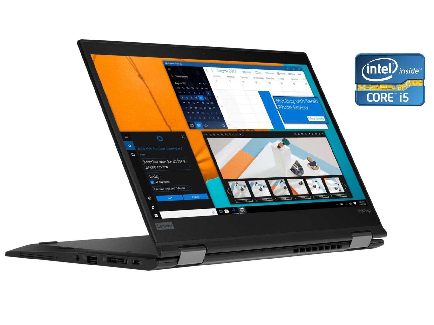 

Ультрабук-трансформер Lenovo ThinkPad X390 Yoga / 13.3" (1920x1080) IPS Touch / Intel Core i5-8365U (4 (8) ядра по 1.6 - 4.1 GHz) / 8 GB DDR4 / 256 GB SSD / Intel UHD Graphics / WebCam / Win 10 Pro