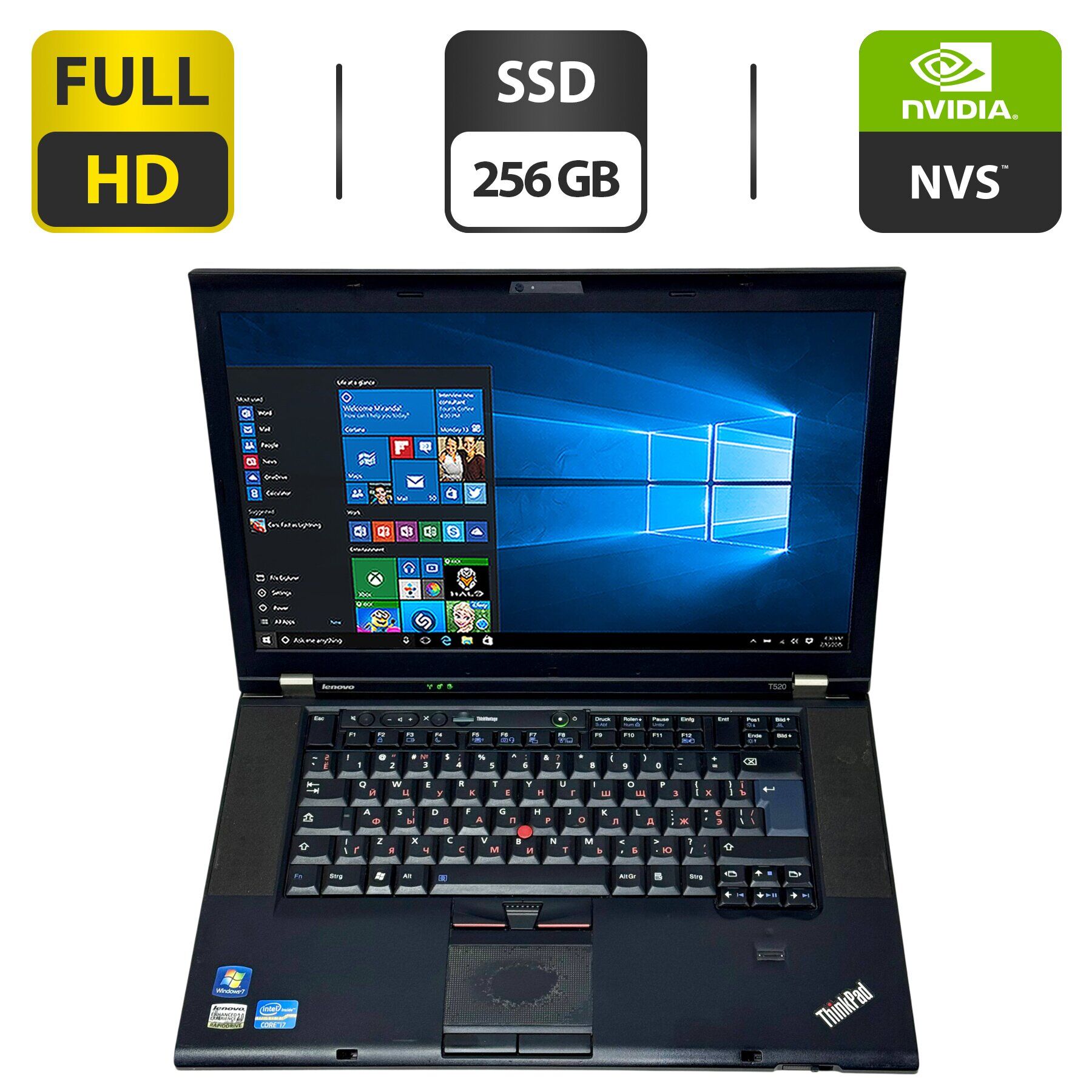 Купить ноутбук Б-класс Lenovo ThinkPad T520 / 15.6