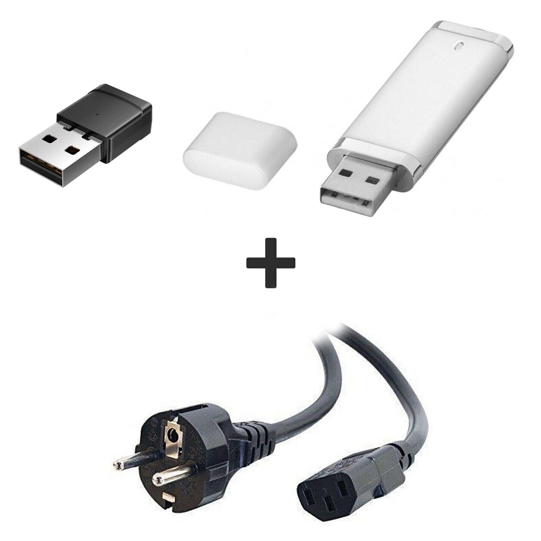 USB Wi-Fi адаптер + Флеш память USB 32 GB + Кабель питания