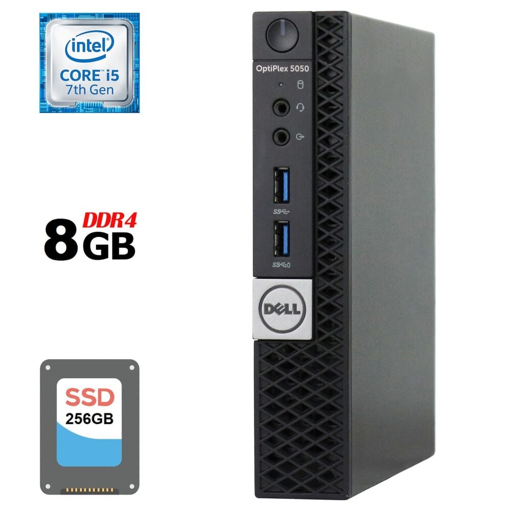 Купить неттоп Dell OptiPlex 5050 Micro USFF / Intel Core i5-7500T