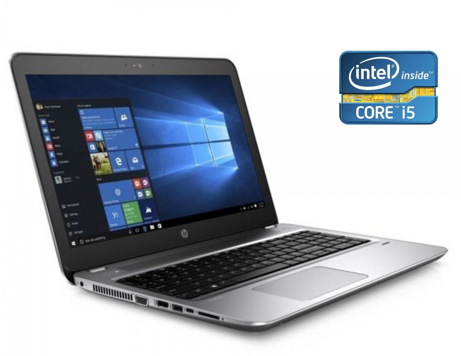 

Ноутбук HP ProBook 450 G4 / 15.6" (1920x1080) IPS / Intel Core i5-7200U (2 (4) ядра по 2.5 - 3.1 GHz) / 8 GB DDR4 / 480 GB SSD / Intel HD Graphics 620 / WebCam / DVD-ROM / Win 10 Pro