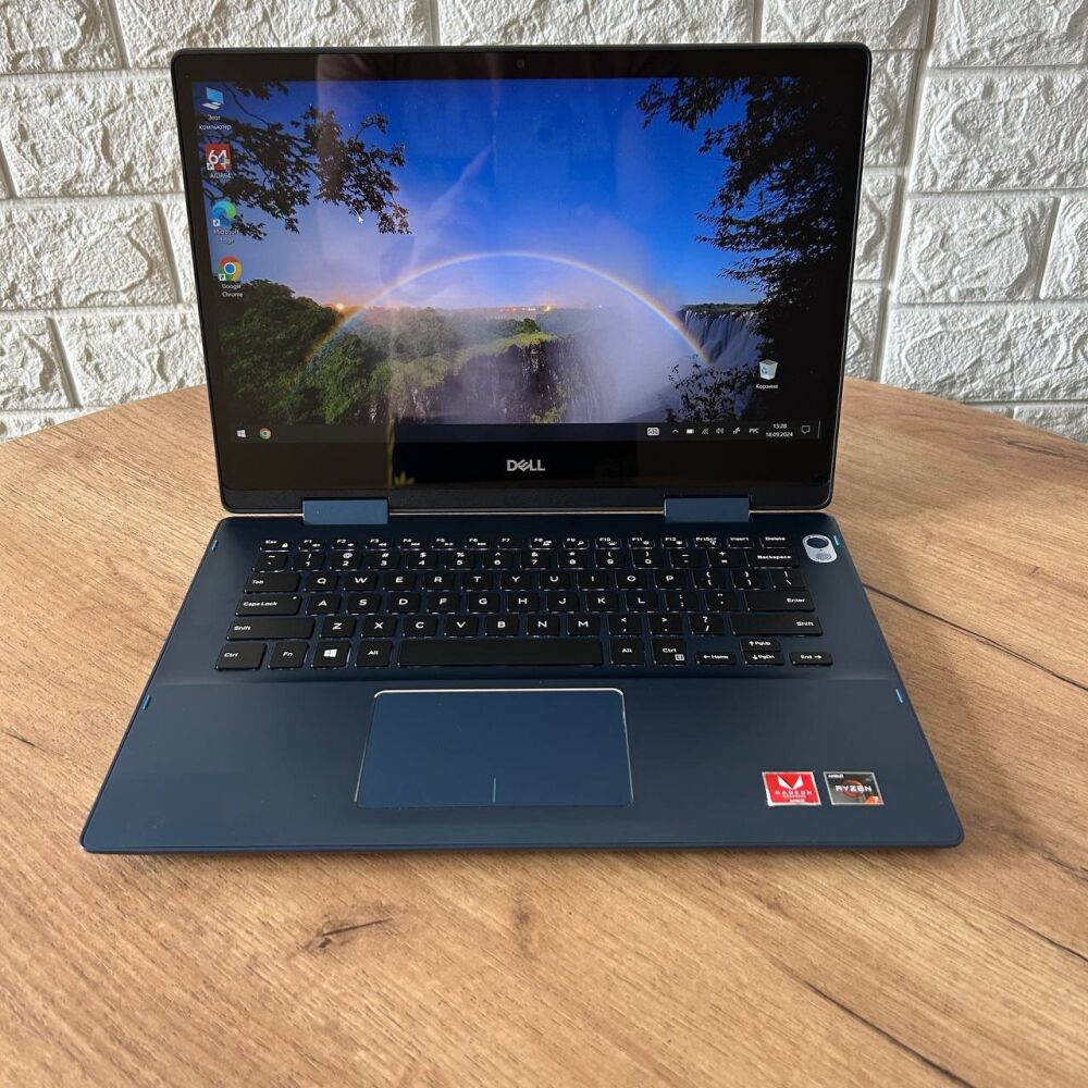 Купить ультрабук-трансформер Б-класс Dell Inspiron 5485 x360 Blue