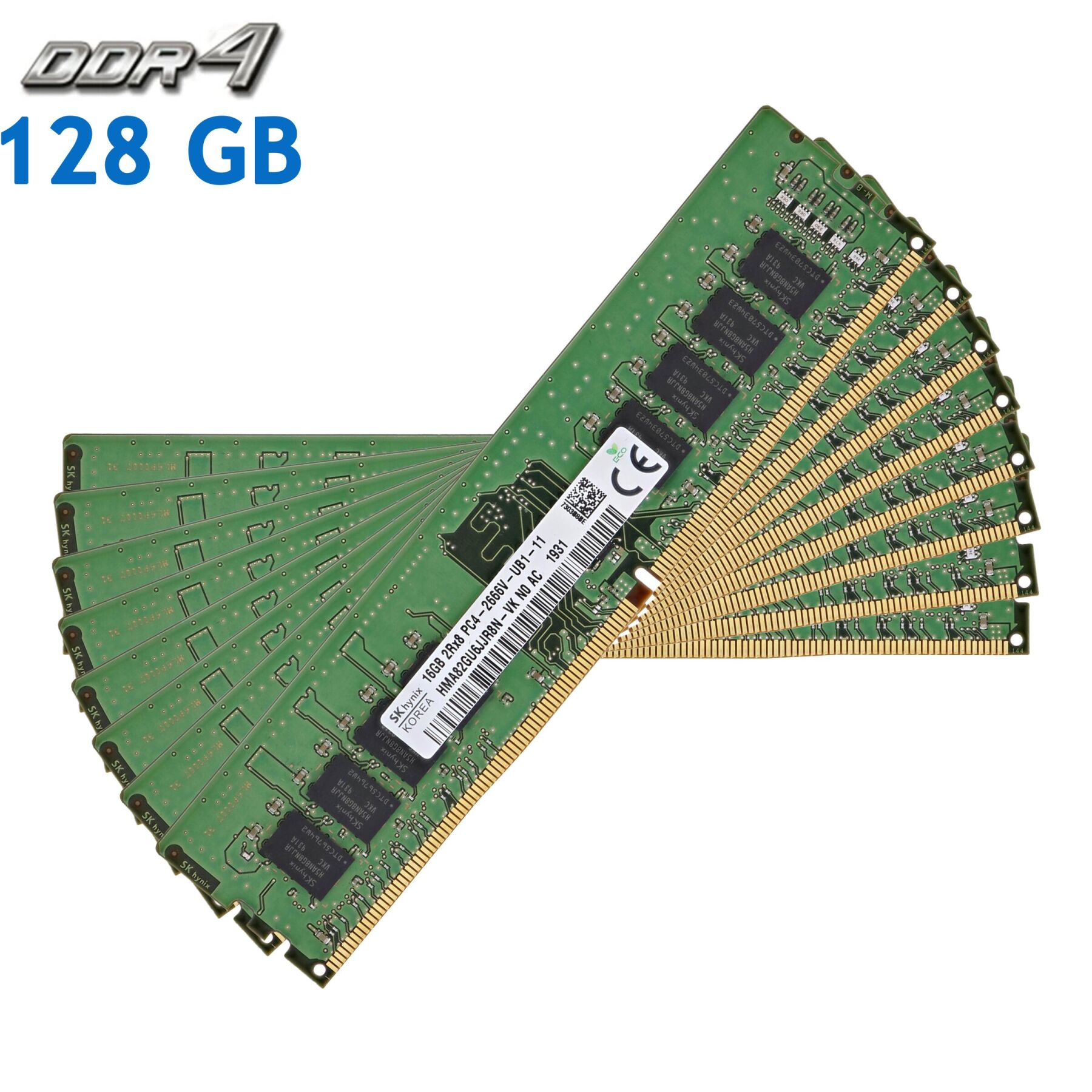 Купити комплект: Оперативна пам'ять для ПК SK hynix / 128 GB (8x16