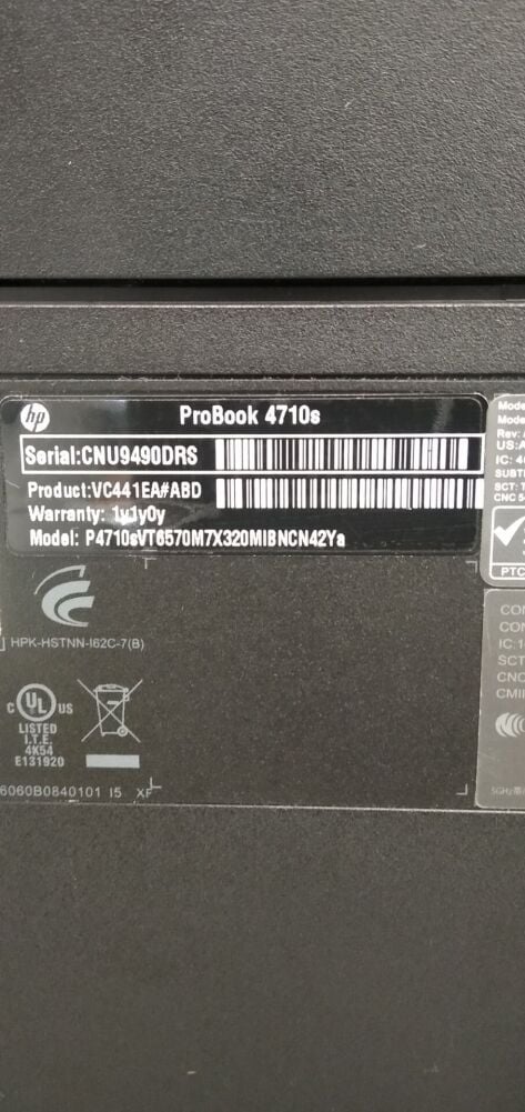 Купить ноутбук HP ProBook 4710s / 17.3
