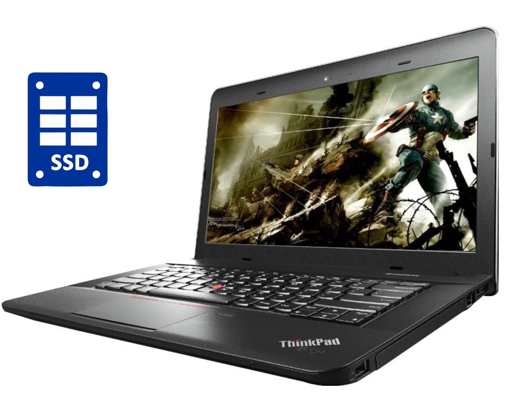 

Ноутбук Lenovo ThinkPad Edge E431 / 14" (1366x768) TN / Intel Core i3-2348M (2 (4) ядра по 2.3 GHz) / 8 GB DDR3 / 128 GB SSD / Intel HD Graphics 3000 / WebCam / DVD-ROM / Win 10 Pro