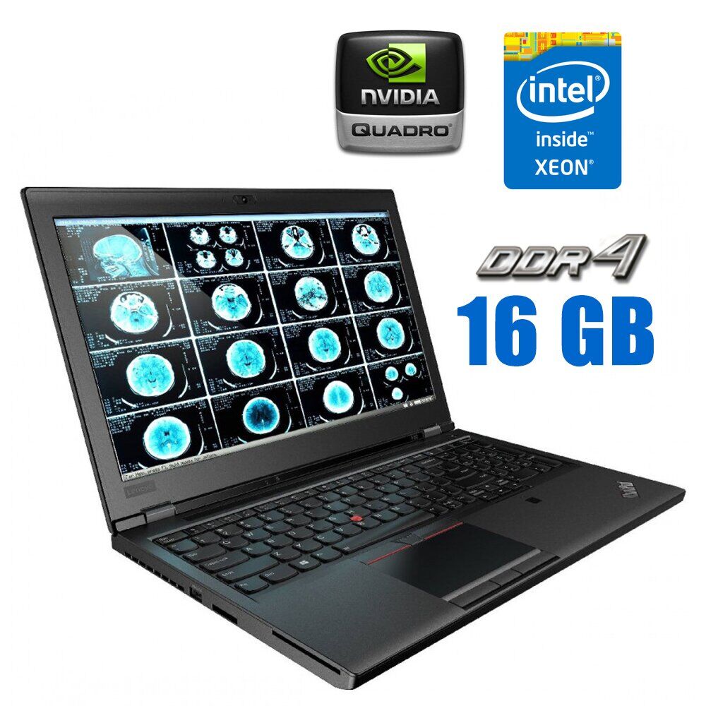 

Мобильная рабочая станция Б-класс Lenovo ThinkPad P52 / 15.6" (1920x1080) IPS / Intel Xeon E-2176M (6 (12) ядра по 2.7 - 4.4 GHz) / 16 GB DDR4 / 500 GB SSD / nVidia Quadro P2000, 4 GB GDDR5, 128-bit / Без АКБ