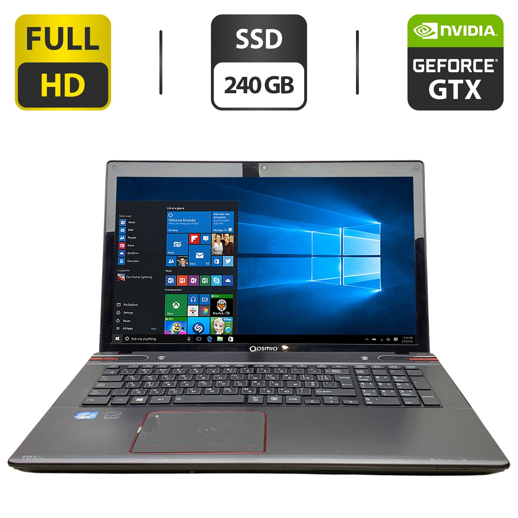 Купить ноутбук Б-класс Toshiba Qosmio X870-140 / 17.3