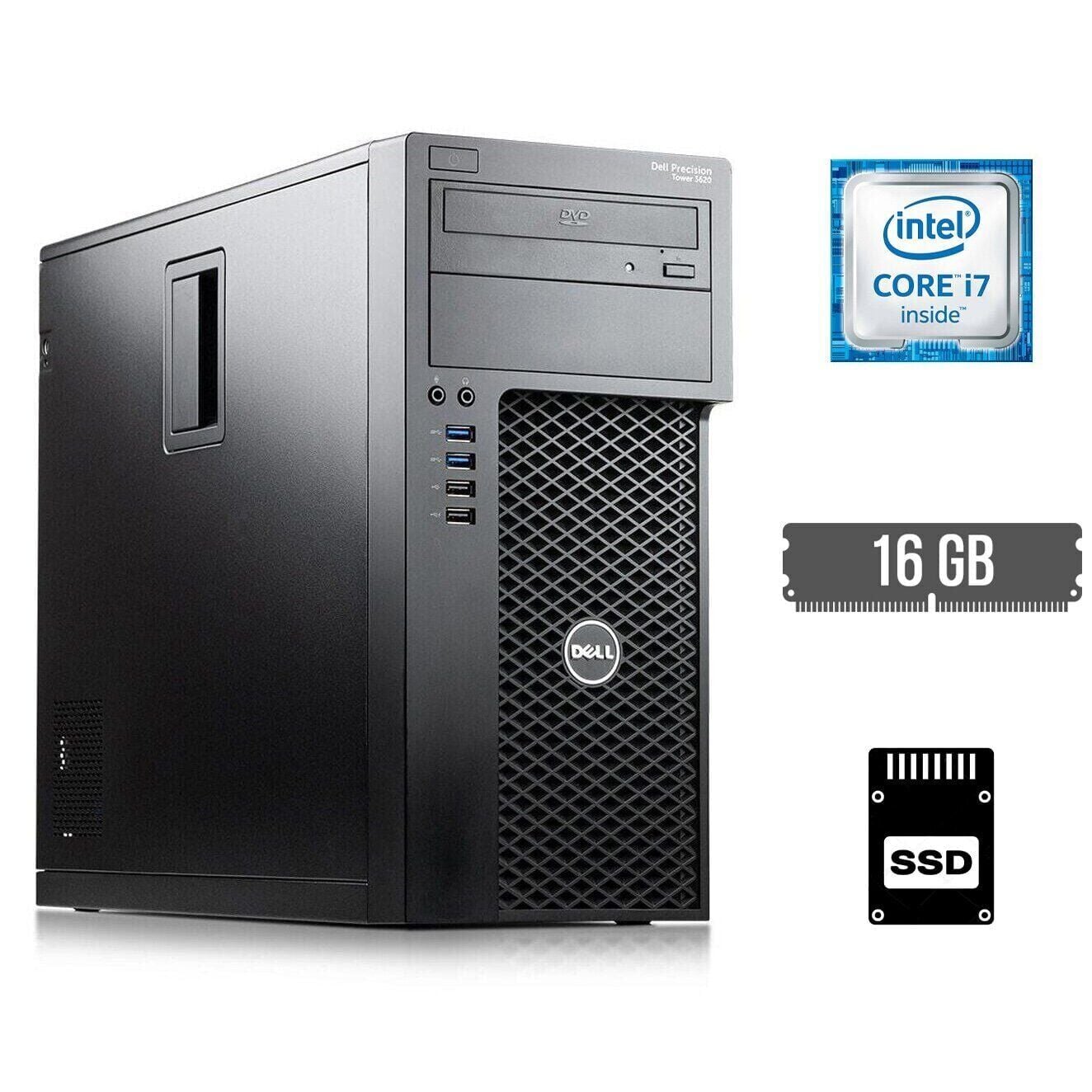 Купить компьютер Dell Precision 3620 Tower / Intel Core i7-6700 (4