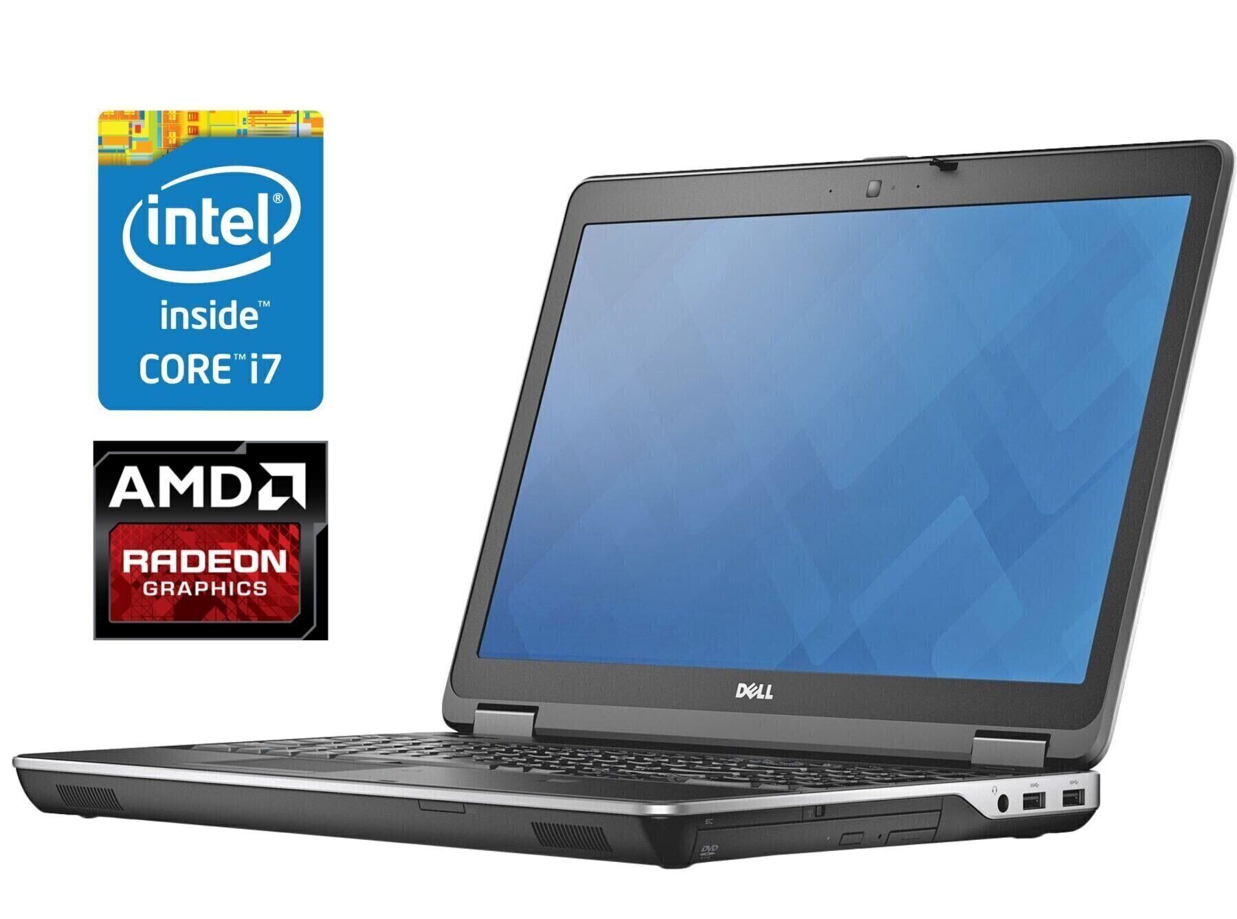 

Ноутбук Dell Latitude E6540 / 15.6" (1920x1080) IPS / Intel Core i7-4810MQ (4 (8) ядра по 2.8 - 3.8 GHz) / 16 GB DDR3 / 480 GB SSD / AMD Radeon HD 8790M, 2 GB GDDR5, 128-bit / DVD-RW / Win 10 Pro