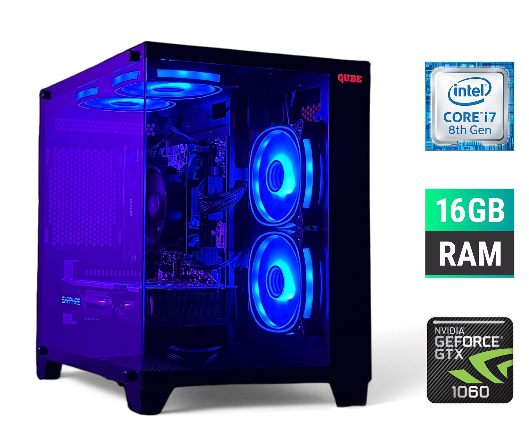 ゲーミングPC core i7 8700k GTX1060搭載 Купить игровой ПК Tower / Intel Core i7-8700K (6 (12) ядер