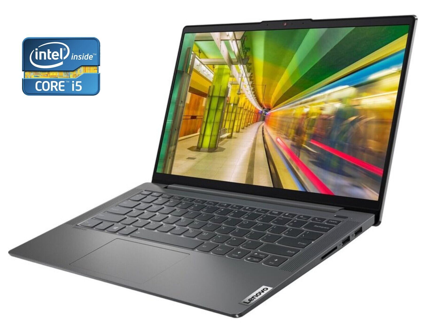 

Ультрабук Lenovo IdeaPad Slim 7 14ITL05 / 14" (1920x1080) IPS Touch / Intel Core i5-1135G7 (4 (8) ядра по 2.8 - 4.2 GHz) / 8 GB DDR4 / 480 GB SSD / Intel Iris X Graphics / WebCam / Win 11 Home