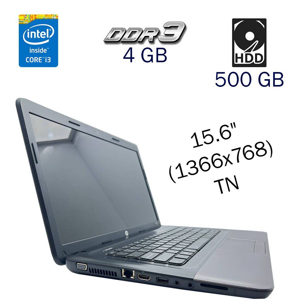 

Ноутбук HP 2000 / 15.6" (1366x768) TN / Intel Core i3-3110M (2 (4) ядра по 2.4 GHz) / 4 GB DDR3 / 500 GB HDD / Intel HD Graphics 4000 / WebCam
