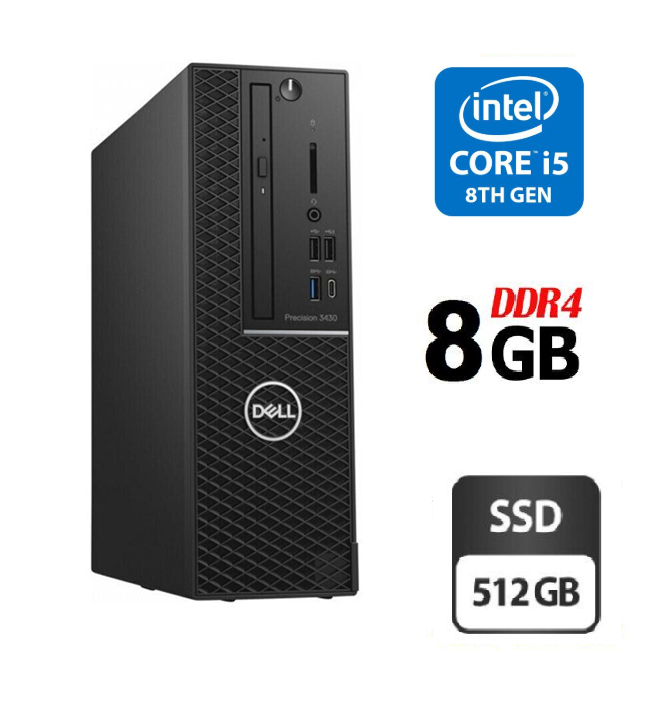 Купить компьютер Dell Precision 3430 SFF / Intel Core i5-8600 (6