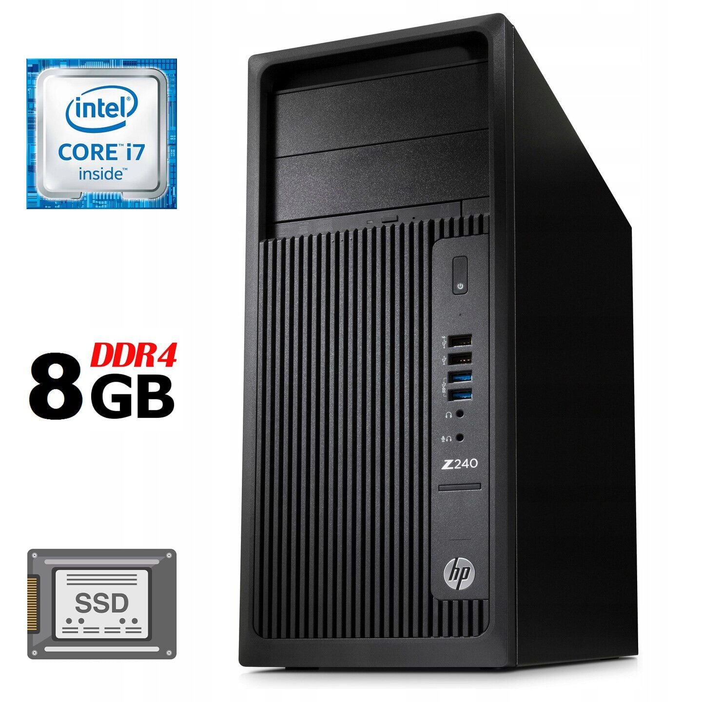 Купить компьютер Б-класс HP Z240 Workstation Tower / Intel Core i7