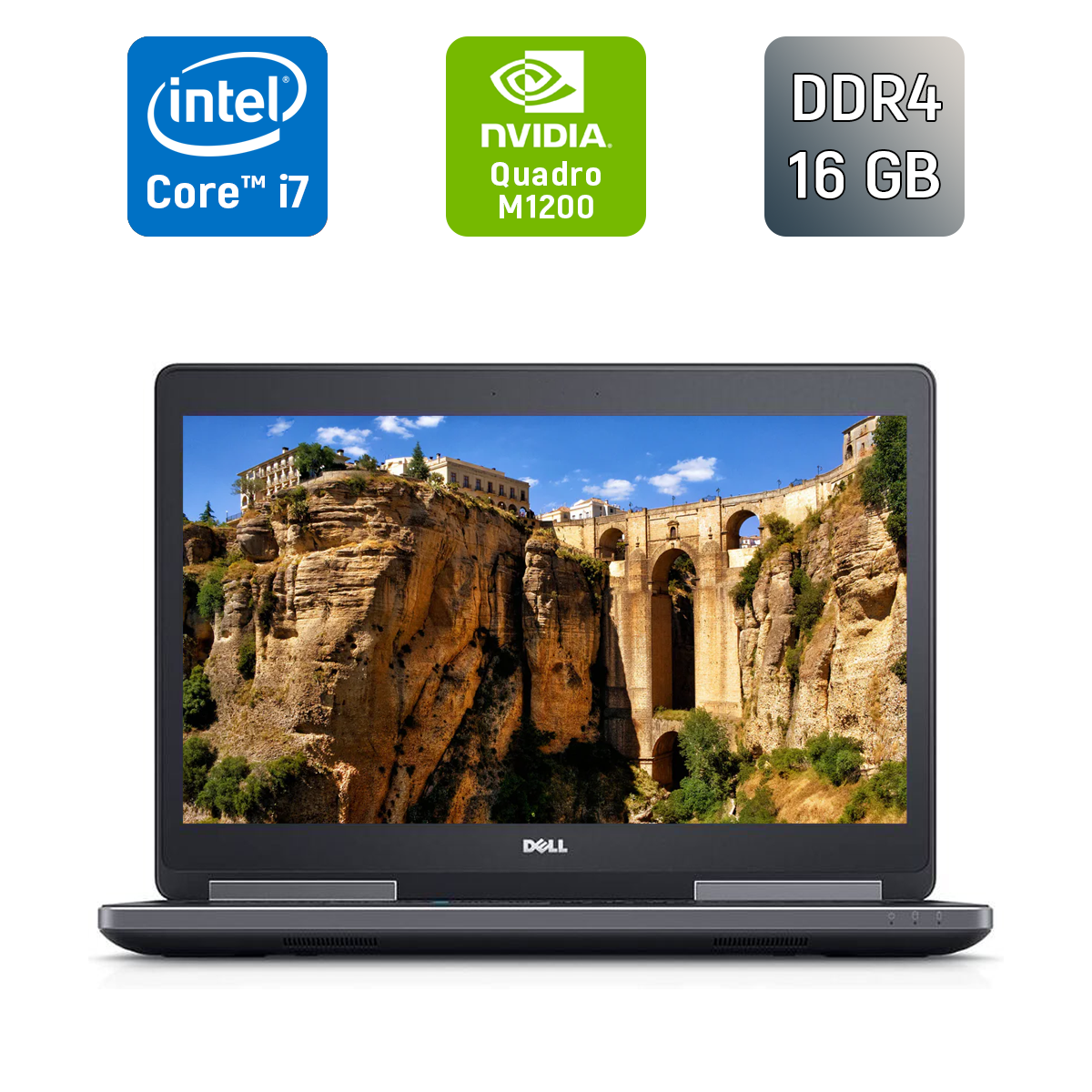 Купить мобильную рабочую станцию Dell Precision 7520 / 15.6