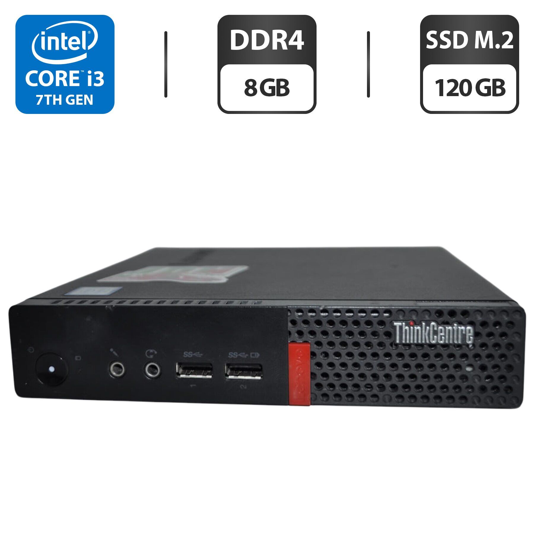 Windowsデスクトップ Lenovo ThinkCentre M710q i3 7100T 4G Lenovo ThinkCentre M710q 第7世代 Core i3 メモリ 4GB SSD 128GB WPS