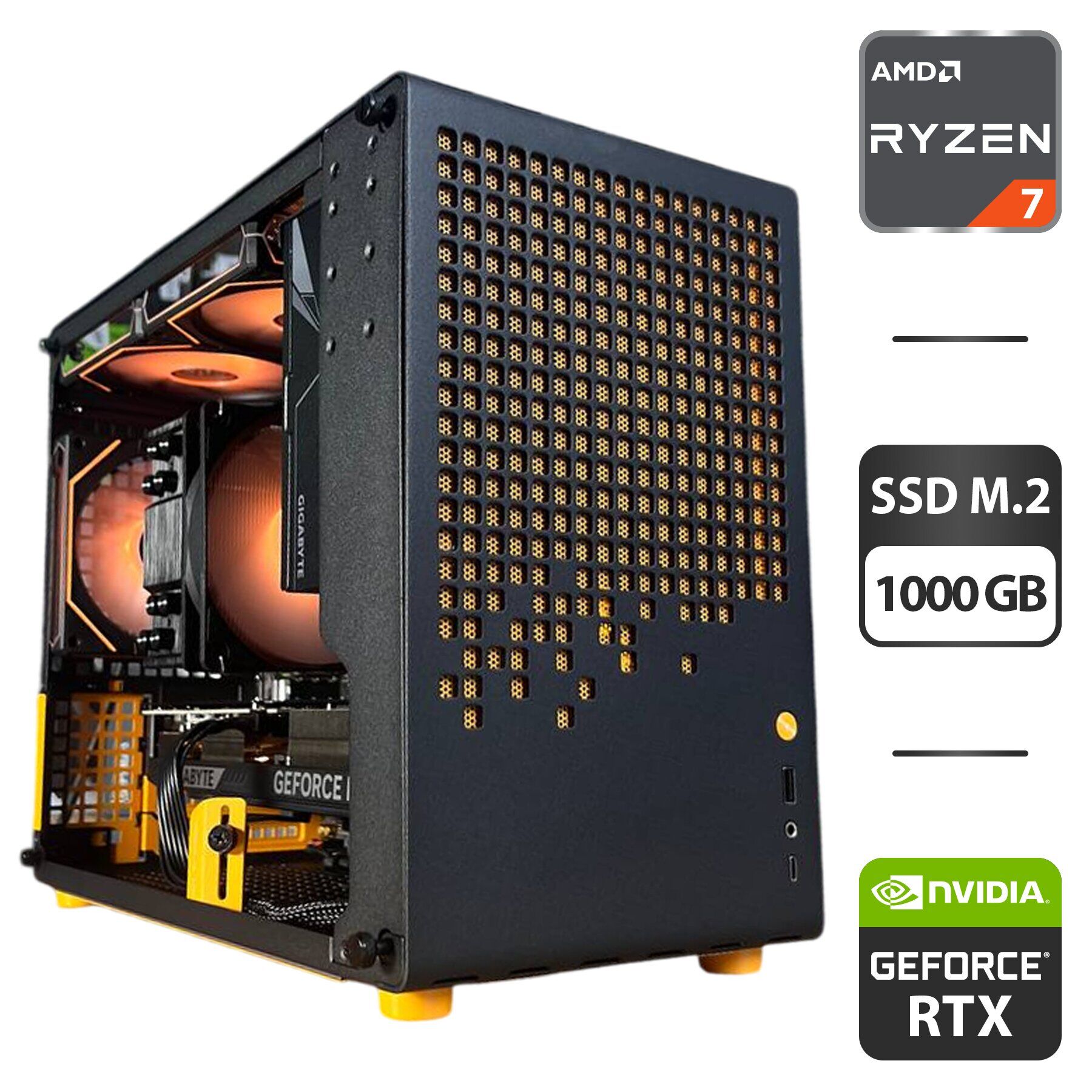 Купить сборку под заказ: новый игровой ПК Jonsbo Z20 Black/Orange
