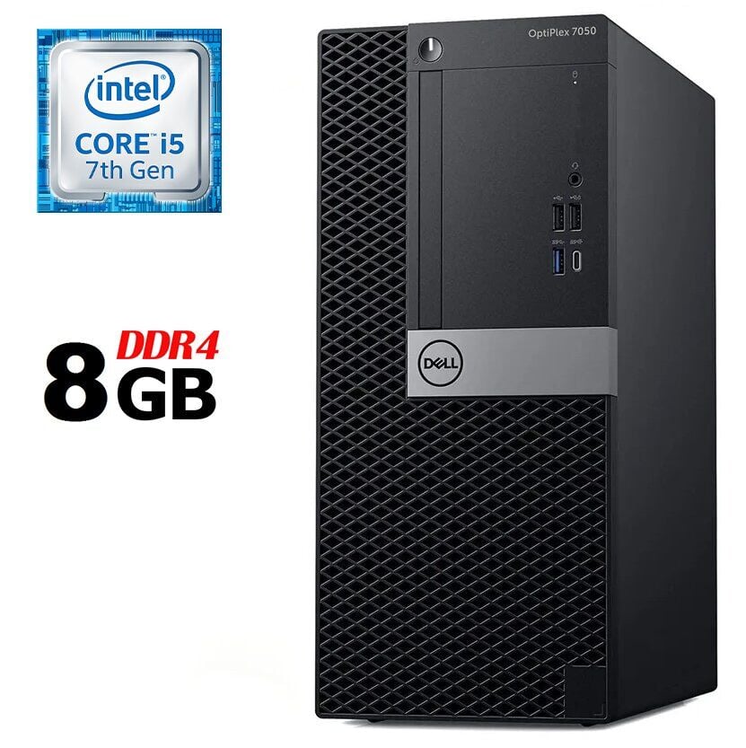 Купить Компьютер Dell OptiPlex 7050 Tower / Intel Core i5-7500 (4