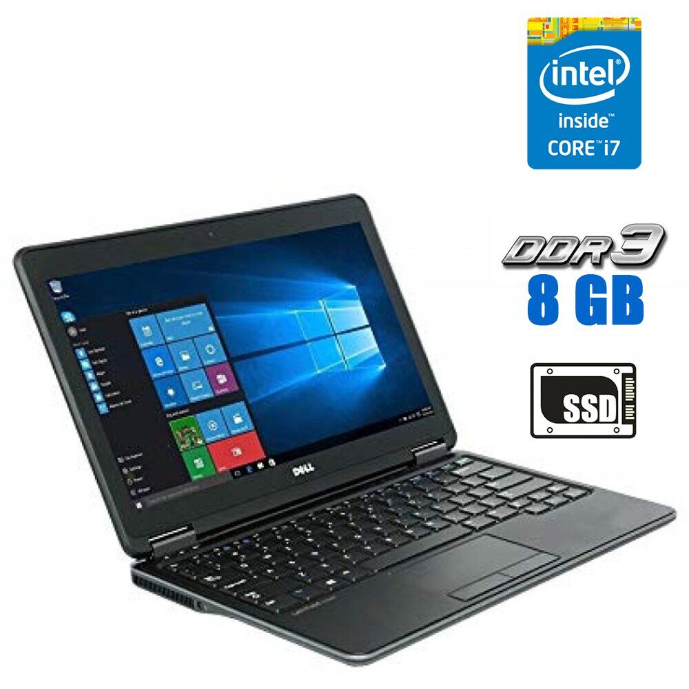 

Нетбук Dell Latitude E7240 / 12.5" (1366x768) TN / Intel Core i7-4600U (2 (4) ядра по 2.1 - 3.3 GHz) / 8 GB DDR3 / 128 GB SSD / Intel HD Graphics 4400 / WebCam / Windows 10