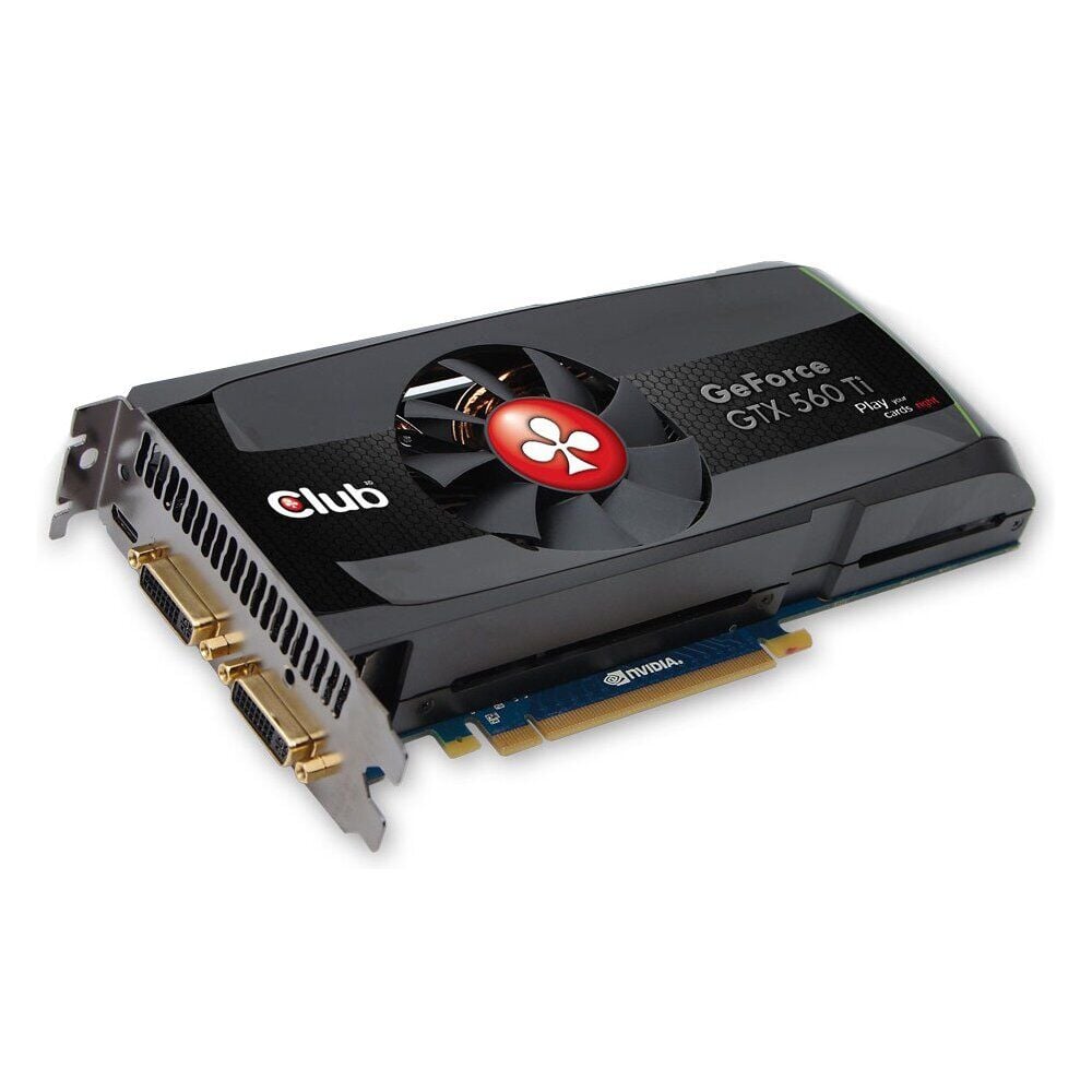 Купить дискретную видеокарту Club 3D nVidia GeForce GTX 560 Ti, 1