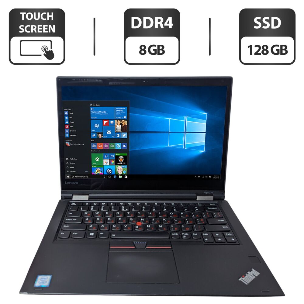 m*n様 LENOVO i5-7200Uyoga370 Купить ноутбук-трансформер Б-класс Lenovo Yoga 370 / 13.3