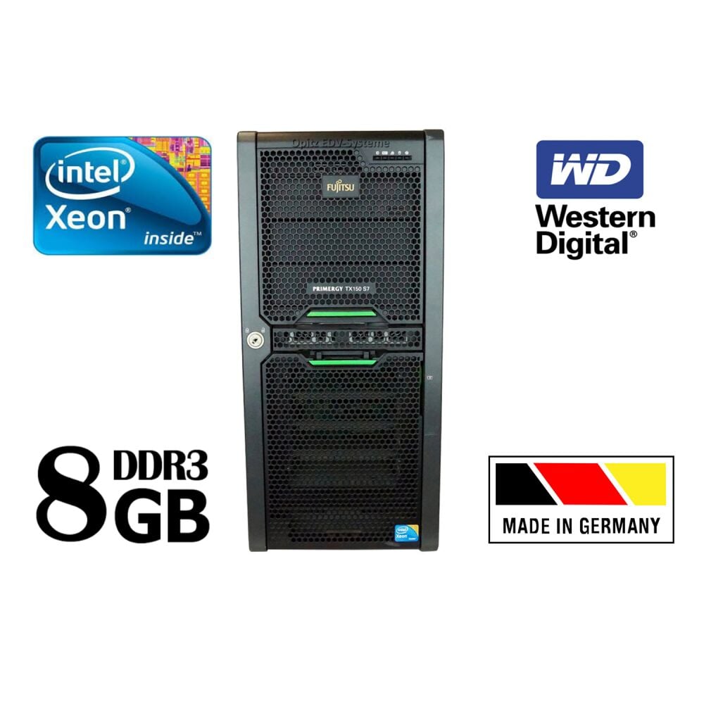Купить сервер Fujitsu Primergy TX150 S7 / Intel Xeon X3440 / 8 GB