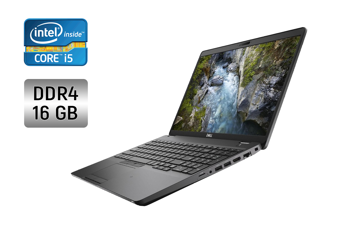 Игровой ноутбук Б-класс Dell Precision 3540 / 15.6" (1920x1080) IPS / Intel Core i5-8365U (4 (8) ядра по 1.6 - 4.1 GHz) / 16 GB DDR4 / 512 GB SSD / AMD Radeon Pro WX 2100, 2 GB GDDR5, 64-bit / WebCam + Беспроводная мышка