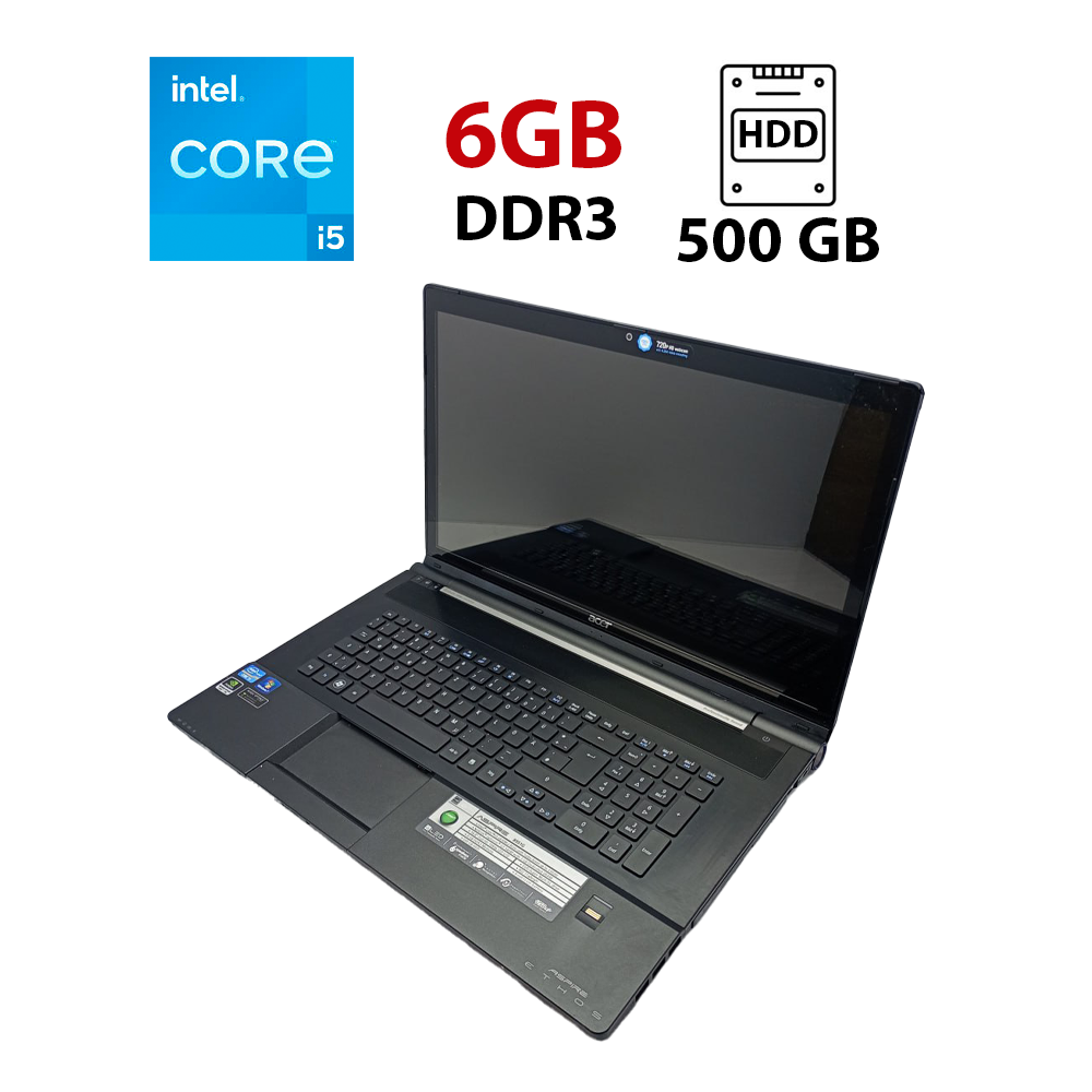 Купить Ноутбук Б-класс Acer 8951g (1920x1080) TN Intel Core  i5-2430M (2 (4) ядра по GHz) GB DDR3 500 GB HDD nVidia GeForce  GT