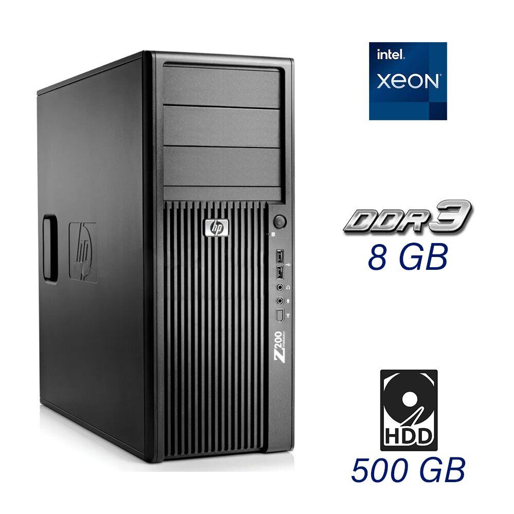 Купить рабочую станцию HP Z210 Tower на базе Intel Xeon E3-1230 и