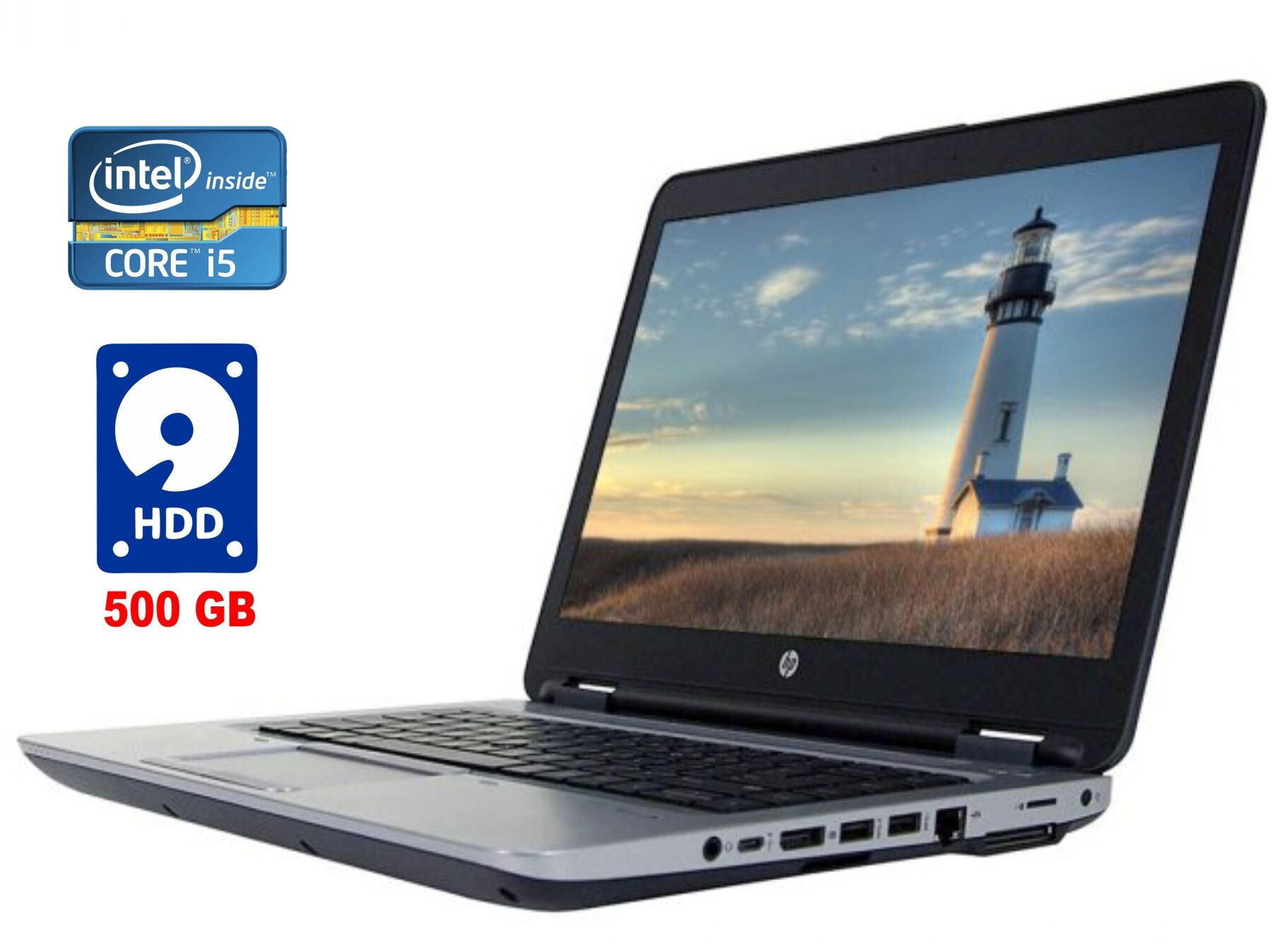 

Ультрабук HP ProBook 640 G2 / 14" (1366x768) TN / Intel Core i5-6200U (2 (4) ядра по 2.3 - 2.8 GHz) / 4 GB DDR4 / 500 GB HDD / Intel HD Graphics 520 / WebCam