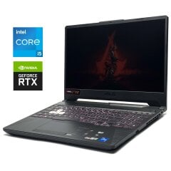 Игровой ноутбук Asus TUF Gaming F15 FX506HM / 15.6" (1920x1080) IPS / Intel Core i5-11400H (6 (12) ядер по 2.7 - 4.5 GHz) / 16 GB DDR4 / 512 GB SSD / nVidia GeForce RTX 3060, 6 GB GDDR6, 192-bit / WebCam / Win 11 Pro
