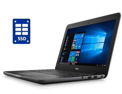 Ноутбук Dell Latitude 3380 / 13.3" (1366x768) TN / Intel Core i3-6006U (2 (4) ядра по 2.0 GHz) / 8 GB DDR4 / 128 GB SSD / Intel HD Graphics 520 / WebCam / Win 10 Pro Ноутбук Dell Latitude 3380 / 13.3" (1366x768) TN / Intel Core i3-6006U (2 (4) ядра по 2.0 GHz) / 8 GB DDR4 / 128 GB SSD / Intel HD Graphics 520 / WebCam / Win 10 Pro