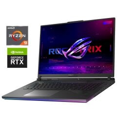 Новий ігровий ноутбук Asus Rog Strix G18 G814FP / 18" (2560x1600) IPS / AMD Ryzen 9 9955HX (16 (32) ядер по 2.5 - 5.4 GHz) / 32 GB DDR5 / 1000 GB SSD M.2 / nVidia GeForce RTX 5070, 8 GB GDDR7, 128-bit / WebCam / Win 11 Home