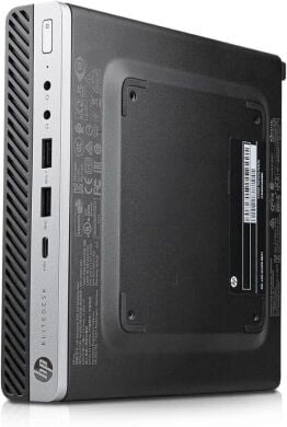 Неттоп HP EliteDesk 800 G5 Mini USFF / Intel Core i5-9500 (6 ядер по 3.0 - 4.4 GHz) / 8 GB DDR4 / 256 GB SSD NVMe  / Intel UHD Graphics 630