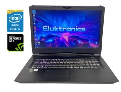 Ігровий ноутбук Eluktronics 17 PA17HP6 / 17.3" (2560x1440) IPS / Intel Core i7-7700HQ (4 (8) ядра по 2.8 - 3.8 GHz) / 16 GB DDR4 / 240 GB SSD NVMe / nVidia GeForce GTX 1070, 8 GB GDDR5, 256-bit / WebCam