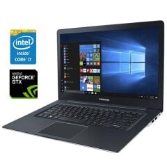Игровой ноутбук Б-класс Samsung N940Z5L / 15.6" (3840x2160) IPS Touch / Intel Core i7-6700HQ (4 (8) ядра по 2.6 - 3.5 GHz) / 16 GB DDR4 / 256 GB SSD / nVidia GeForce GTX 950M, 2 GB GDDR5, 128-bit / WebCam / Win 10