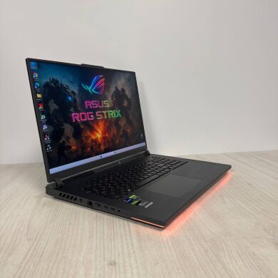 Ігровий ноутбук Б-клас Asus ROG Strix G18 G814JZ / 18" (2560x1600) IPS / Intel Core i9-13980HX (24 (32) ядра по 2.2 - 5.5 GHz) / 32 GB DDR5 / 512 GB SSD NVMe / nVidia GeForce RTX 4080, 12 GB GDDR6, 192-bit / WebCam Ігровий ноутбук Б-клас Asus ROG Strix G18 G814JZ / 18" (2560x1600) IPS / Intel Core i9-13980HX (24 (32) ядра по 2.2 - 5.5 GHz) / 32 GB DDR5 / 512 GB SSD NVMe / nVidia GeForce RTX 4080, 12 GB GDDR6, 192-bit / WebCam
