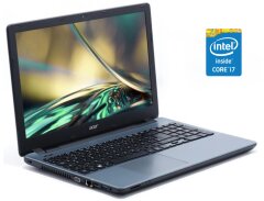Ноутбук Acer Aspire E5-571-7776 / 15.6" (1366x768) TN / Intel Core i7-4510U (2 (4) ядра по 2.0 - 3.1 GHz) / 8 GB DDR3 / 240 GB SSD / Intel HD Graphics 4400 / WebCam / Win 10 Home