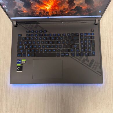 Ігровий ноутбук Б-клас Asus ROG Strix G18 G814JZ / 18" (2560x1600) IPS / Intel Core i9-13980HX (24 (32) ядра по 2.2 - 5.5 GHz) / 32 GB DDR5 / 512 GB SSD NVMe / nVidia GeForce RTX 4080, 12 GB GDDR6, 192-bit / WebCam Ігровий ноутбук Б-клас Asus ROG Strix G18 G814JZ / 18" (2560x1600) IPS / Intel Core i9-13980HX (24 (32) ядра по 2.2 - 5.5 GHz) / 32 GB DDR5 / 512 GB SSD NVMe / nVidia GeForce RTX 4080, 12 GB GDDR6, 192-bit / WebCam