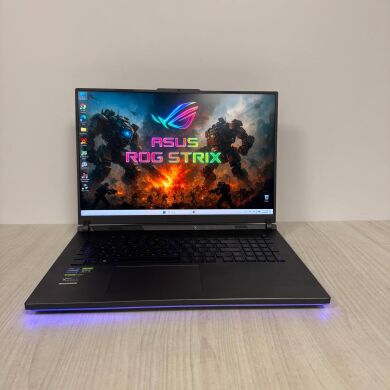 Ігровий ноутбук Б-клас Asus ROG Strix G18 G814JZ / 18" (2560x1600) IPS / Intel Core i9-13980HX (24 (32) ядра по 2.2 - 5.5 GHz) / 32 GB DDR5 / 512 GB SSD NVMe / nVidia GeForce RTX 4080, 12 GB GDDR6, 192-bit / WebCam Ігровий ноутбук Б-клас Asus ROG Strix G18 G814JZ / 18" (2560x1600) IPS / Intel Core i9-13980HX (24 (32) ядра по 2.2 - 5.5 GHz) / 32 GB DDR5 / 512 GB SSD NVMe / nVidia GeForce RTX 4080, 12 GB GDDR6, 192-bit / WebCam