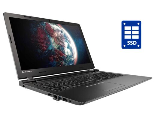 Ноутбук Б-клас Lenovo IdeaPad B50-10 / 15.6" (1366x768) TN / Intel Pentium N3540 (4 ядра по 2.16 - 2.66 GHz) / 8 GB DDR3 / 128 GB SSD / Intel HD Graphics / WebCam / Win 10 Ноутбук Б-клас Lenovo IdeaPad B50-10 / 15.6" (1366x768) TN / Intel Pentium N3540 (4 ядра по 2.16 - 2.66 GHz) / 8 GB DDR3 / 128 GB SSD / Intel HD Graphics / WebCam / Win 10
