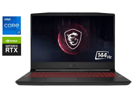 Игровой ноутбук MSI Pulse GL66 11UEK / 15.6" (1920x1080) IPS / Intel Core i7-11800H (8 (16) ядeр по 2.3 - 4.6 GHz) / 16 GB DDR4 / 512 GB SSD + 1000 GB HDD / nVidia GeForce RTX 3060, 6 GB GDDR6, 192-bit / WebCam
