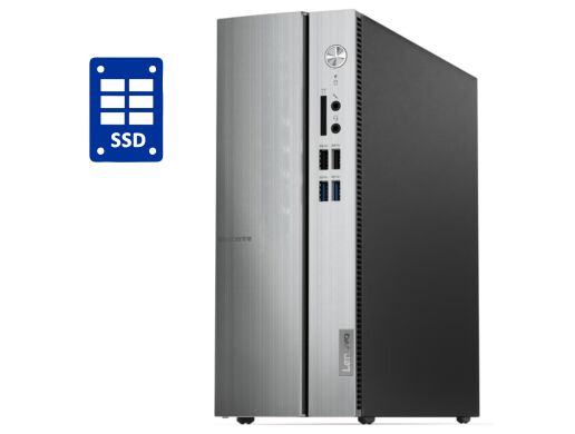 ПК Б-клас Lenovo IdeaCentre 510s-07ICK SFF / Intel Pentium Gold G5400 (2 (4) ядра по 3.7 GHz) / 8 GB DDR4 / 256 GB SSD / Intel UHD Graphics 610 / Wi-Fi