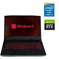Ігровий ноутбук MSI Katana GF66 11UE-883NEU / 15.6" (1920x1080) IPS / Intel Core i5-11400H (6 (12) ядер по 2.2 - 4.5 GHz) / 32 GB DDR4 / 480 GB SSD / nVidia GeForce RTX 3060, 6 GB GDDR6, 192-bit / WebCam