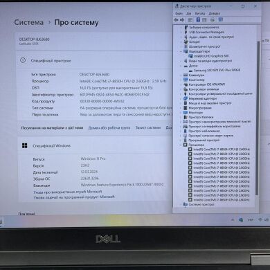 Ноутбук Dell Latitude 5591 / 15.6" (1920x1080) IPS / Intel Core i7-8850H (6 (12) ядер по 2.6 - 4.3 GHz) / 16 GB DDR4 / 500 GB SSD / Intel UHD Graphics 630 / WebCam / HDMI