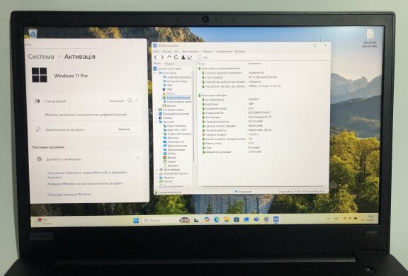 Ігровий ноутбук Б-клас Lenovo ThinkPad E580 / 15.6" (1920x1080) IPS / Intel Core i7-8550U (4 (8) ядра по 1.8 - 4.0 GHz) / 16 GB DDR4 / 256 GB SSD / AMD Radeon RX 550, 2 GB GDDR5, 128-bit / WebCam / Win 11 Pro