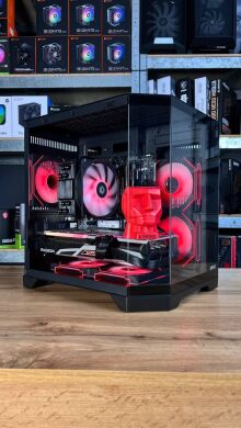 Збірка під замовлення: ігровий ПК Qube Crystal ARGB Black Tower / AMD Ryzen 5 5500 (6 (12) ядер по 3.6 - 4.2 GHz) / 32 GB DDR4 / 1000 GB SSD M.2 / AMD Radeon RX 6700 XT, 12 GB GDDR6, 192-bit / 650W / HDMI Збірка під замовлення: ігровий ПК Qube Crystal ARGB Black Tower / AMD Ryzen 5 5500 (6 (12) ядер по 3.6 - 4.2 GHz) / 32 GB DDR4 / 1000 GB SSD M.2 / AMD Radeon RX 6700 XT, 12 GB GDDR6, 192-bit / 650W / HDMI