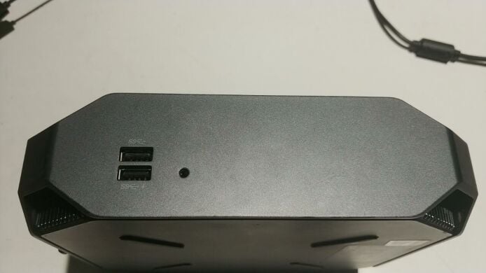 Неттоп HP Z2 Mini G3 USFF / Intel Core i5-6600 (4 ядра по 3.3 - 3.9 GHz) / 16 GB DDR4 / 256 GB SSD / nVidia Quadro M620, 2 GB GDDR5, 128-bit / WiFi Неттоп HP Z2 Mini G3 USFF / Intel Core i5-6600 (4 ядра по 3.3 - 3.9 GHz) / 16 GB DDR4 / 256 GB SSD / nVidia Quadro M620, 2 GB GDDR5, 128-bit / WiFi