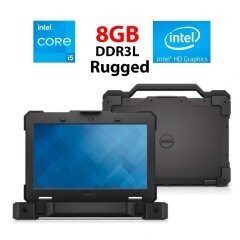 Защищенный ноутбук Dell Latitude 14 Rugged 5404 / 14" (1366x768) TN / Intel Core i5-4310U (2 (4) ядра по 2.0 - 3.0 GHz) / 8 GB DDR3 / 256 GB SSD / Intel HD Graphics 4400 / WebCam